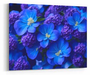 Obraz modré atraktivní květy