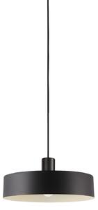 ACB Iluminacion Závěsné svítidlo JARVIS, ⌀ 30 cm, 1xE27 15W Barva: Bílá, Barva montury: Černá