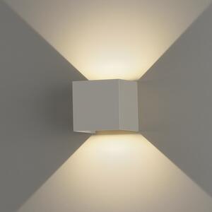 ACB Iluminacion Nástěnné LED svítidlo KENDO, š. 10 cm, 2x6W, CRI90, IP65 Barva: Bílá
