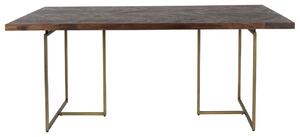 Hnědý dřevěný jídelní stůl DUTCHBONE Class 180 x 90 cm