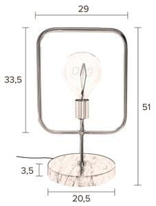 VÝPRODEJ až -70 % Zlatá stolní lampa DUTCHBONE Cubo