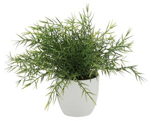 Umělá rostlina v bílem květináči, Ø 15 cm, vzor 3