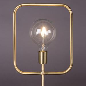 VÝPRODEJ až -70 % Zlatá stolní lampa DUTCHBONE Cubo
