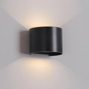 ACB Iluminacion Venkovní nástěnné LED svítidlo KOWA, š. 14 cm, 2x6W, CRI90, IP65 Barva: Černá