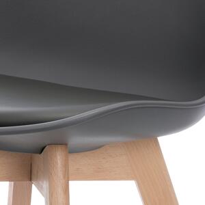 Jídelní židle SABRINA šedá/buk