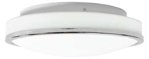 Lindby - Lyss Round LED Stropní Lampa IP44 Ø28 Chrome - Lampemesteren