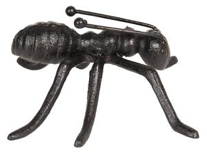 Hnědá litinová dekorace mravenec - 16*10*16 cm