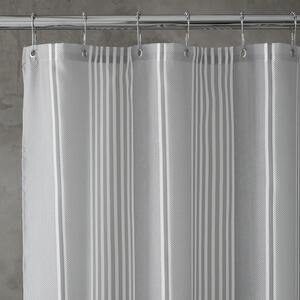 Sprchový závěs 180x180 cm Textured Stripe - Catherine Lansfield