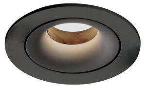 ACB Iluminacion Zapuštěné LED svítidlo MUSCA, ⌀ 11 cm, 1xGU10 8W Barva: Černá