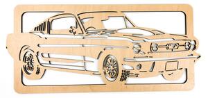 Dřevěná dekorace Auto Ford Mustang (62 x 28 cm ) - Kvalitní samolepky.cz
