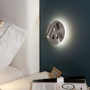 ACB Iluminacion Nástěnné LED svítidlo PANAU, ⌀ 15 cm, 6W + 3W, CRI90 Barva: Bílá