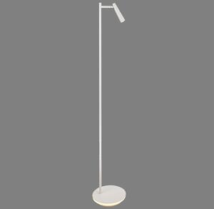 ACB Iluminacion Stojací LED lampa PANAU, v. 140 cm, 8W + 3W, CRI90 Barva: Nikl