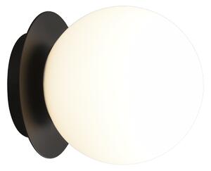 ACB Iluminacion Nástěnné LED svítidlo PARMA, ⌀ 15 cm, 1xE27 15W Barva: Černá