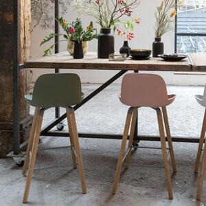Béžová plastová barová židle ZUIVER ALBERT KUIP 65 cm