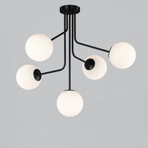 ACB Iluminacion Závěsné svítidlo PARMA, ⌀ 15 cm, 5xE27 5x15W Barva: Černá