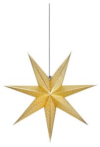 Vánoční závěsná dekorace ve zlaté barvě Markslöjd Glitter, délka 75 cm