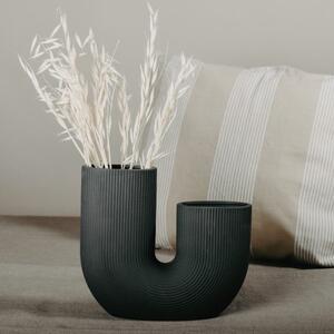 Storefactory Scandinavia Keramická váza Stravalla - Dark Grey SF175