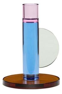 Hübsch - Astro Candlestick Blue - Lampemesteren