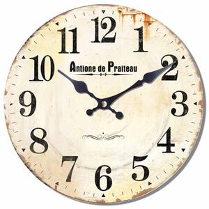 Dřevěné nástěnné hodiny Timeless 29 cm (ISABELLE ROSE)