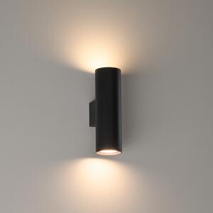 ACB Iluminacion Nástěnné LED svítidlo ZOOM, v. 18 cm, 2xGU10 8W Barva: Černá