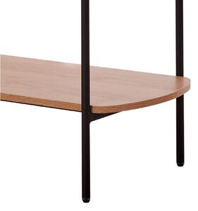 Konzolový stolek Hinbo (akácie + černá). Vlastní profesionální přeprava až k Vám domů 1034014