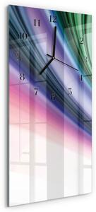 Skleněné hodiny vertikální Abstraktní čáry zsppc-30x60-00172691