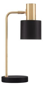 Nova Luce Stolní lampa PAZ zlatý kov, E27 1x12W Barva: Černá
