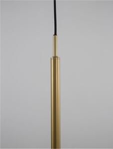 Nova Luce Závěsné svítidlo PIELO, 22cm, opálové sklo G9W 1x5W Barva: Černá