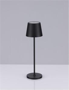 Nova Luce Venkovní stolní lampa SEINA, LED 2W 2700K 5V, IP54, nabíjecí s PG základnou nebo USB C kabelem Barva: Černá