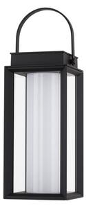 Nova Luce Venkovní stolní lampa VERHAAL, LED 2W 3000K 3,7V, IP54 solární / USB kabel Barva: Černá