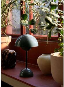 &Tradition - Flowerpot VP9 Portable Stolní Lampa Stone Blue - Lampemesteren