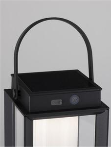 Nova Luce Venkovní stolní lampa VERHAAL, LED 2W 3000K 3,7V, IP54 solární / USB kabel Barva: Bílá