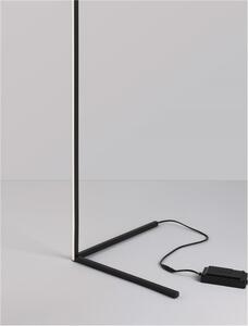 Nova Luce Stojací lampa V-LINE, LED 18W 3000K stmívatelná Barva: Černá