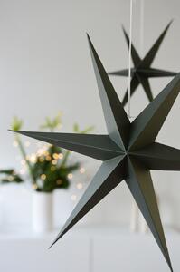 Delight Department Šesticípá papírová hvězda Pine Green - 40 cm DD142