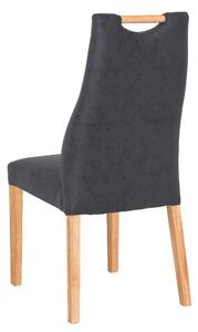 Jídelní židle NAILA dub olejovaný/antracit