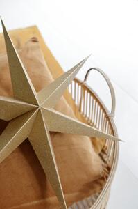 Delight Department Šesticípá papírová hvězda Gold - 30 cm MK108