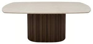 -25 % Dny MOMENTI– Miotto Ořechový konferenční stolek Tracino 120 x 70 cm s dekorem travertinu