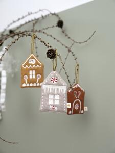 Fabelab Sada vyšívaných vánočních ozdob Gingerbread House FB115
