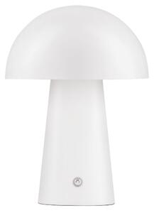 Nova Luce Bílá kovová nabíjecí stolní LED lampa Ande