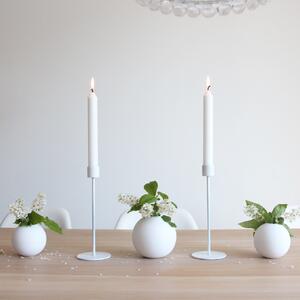 COOEE Design Svícen Candlestick White - 21 cm CED308