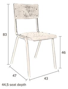 OnaDnes -20% Ořechová jídelní židle DUTCHBONE Scuola