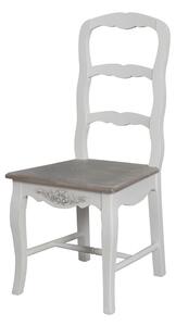 Židle Ravenna RA38 bílá/hnědá