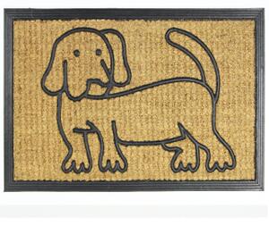 Breno Rohožka pes, Hnědá, Vícebarevné, 40 x 70 cm