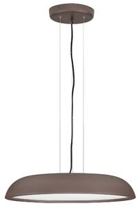 Nova Luce Hnědé kovové závěsné LED světlo Felicia 60 cm
