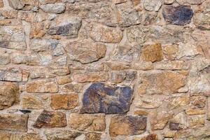 DIMEX | Vliesová fototapeta Textura staré kamenné zdi MS-5-2402 | 375 x 250 cm | béžová, černá, hnědá