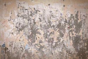 DIMEX | Vliesová fototapeta Opadaná betonová zeď MS-5-2419 | 375 x 250 cm | bílá, béžová, šedá