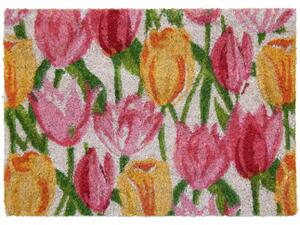 Breno Rohožka tulipány, Růžová, Vícebarevné, 40 x 60 cm