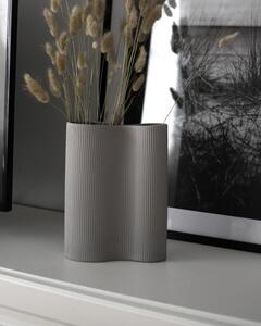 Storefactory Scandinavia Keramická váza Bunn - Light Grey SF292