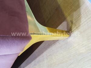 Postel Monako 160x200 cm, antická růžová/zlatá