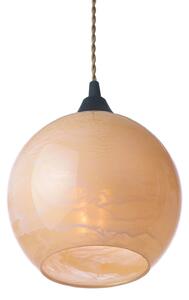Light for home - Závěsné svítidlo na lanku 19603 "Bubble melon", 1x60W, E27, Černá